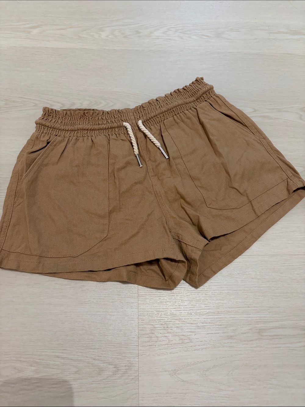 Linen shorts - large
